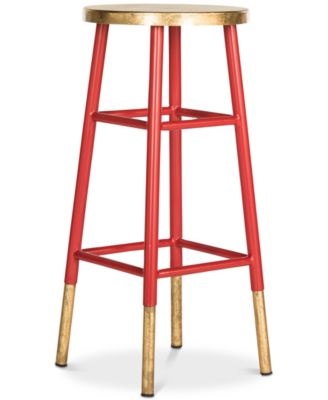 Safavieh - Leeber Bar Stool, Quick Ship