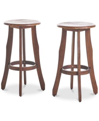 Noble House - Carmel Outdoor Barstools (Set of 4), Quick Ship
