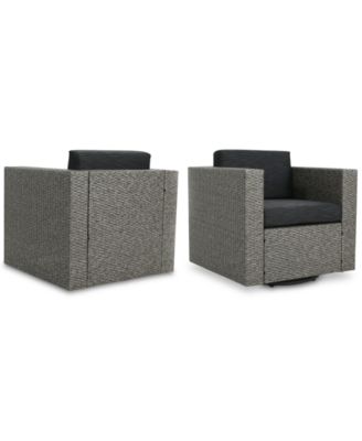 Noble House - Lexington Outdoor Club Chairs (Set of 2)