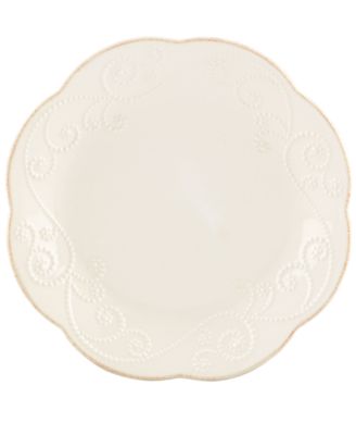 Lenox - Set of 4 French Perle White Dessert Plates