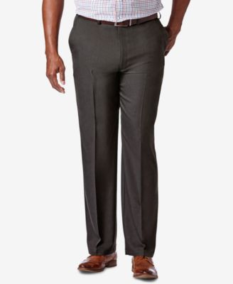 Haggar - Men's Big & Tall Classic-Fit Cool 18&reg; PRO Expandable-Waist Dress Pants