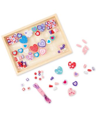 Melissa and Doug - Kids Toy, Sweet Hearts Bead Set