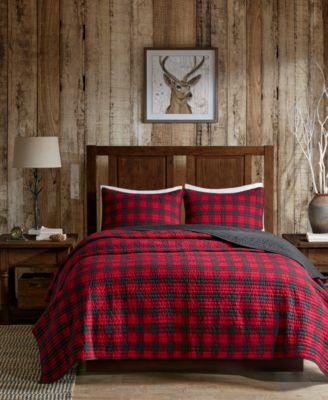 Woolrich - Buffalo Check Reversible 3-Pc. Oversized Full/Queen Quilt Mini Set