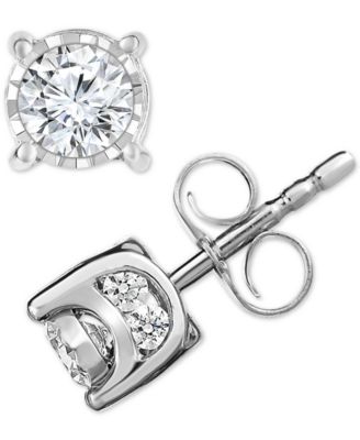 TruMiracle - Diamond Stud Earrings (1/2 ct. t.w.)