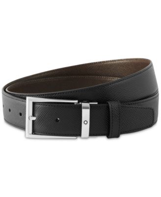 Montblanc - Men's Saffiano Leather Reversible Belt