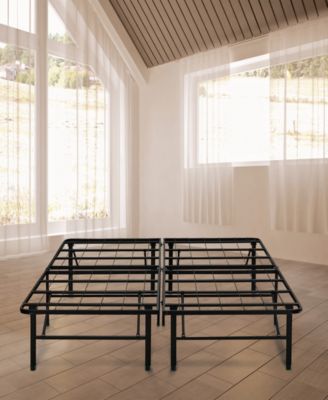 Boyd - 14 in. California King Black Platform Metal Bed Frame with Under-Bed Storage