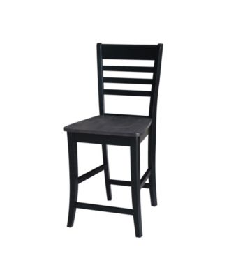 International Concepts - Cosmo Counterheight Stool - 24"Seat Height - WaSeat Heighted FiniSeat Height