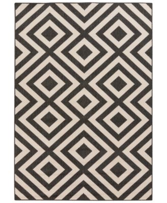 Surya - Alfresco ALF-9639 Black 8'9" x 12'9" Area Rug