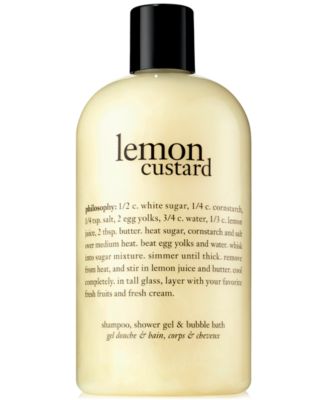 philosophy - lemon custard shower gel, 16 oz