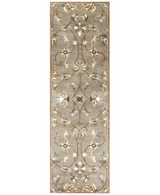 Kas - Syriana hia 6028 Grey 2'3" x 7'6" Runner Area Rug
