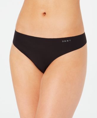 DKNY - Women's Litewear Cut Anywhere Logo Thong DK5026