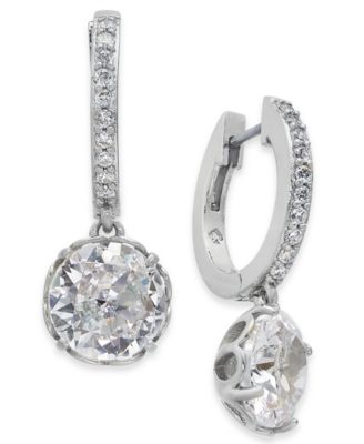 kate spade new york - Crystal Huggie Hoop Earrings