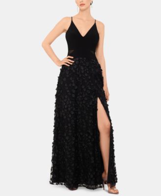 XSCAPE - Flower-Skirt Gown