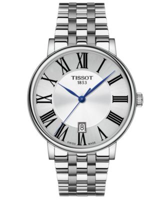 Tissot - Men's Swiss Carson Premium Stainless Steel Bracelet Watch 40mm