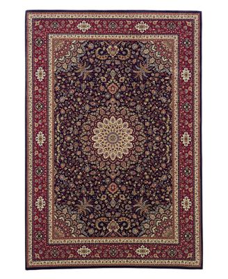 Oriental Weavers - by  "Ariana" Navy Ardebil 9B Area Rug, 4' x 6'