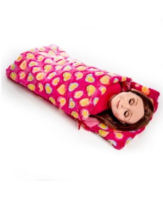 The Queen's Treasures - AGSLB-P,  18" Doll Bedding Super Soft Sleeping Bag Accessory