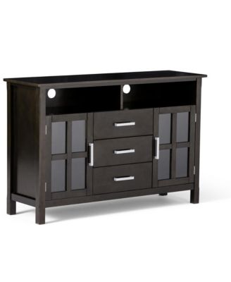 Simpli Home - Kitchener TV Stand, Quick Ship