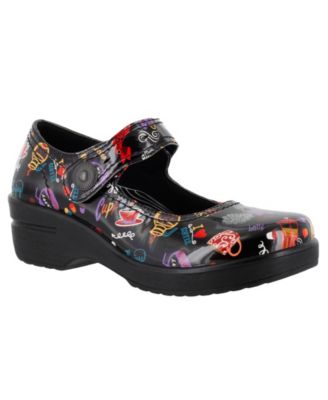 Easy Street - Letsee Slip Resistant Mary Jane Clogs