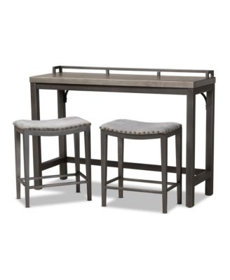Furniture - Noll 3pc Counter Table Set