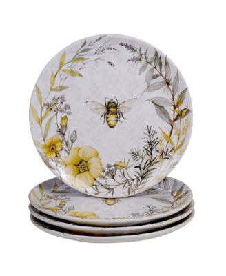 Certified International - Bee Sweet 4-Pc. Dinner Plates