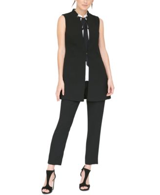 DKNY - Sleeveless Lapel Vest
