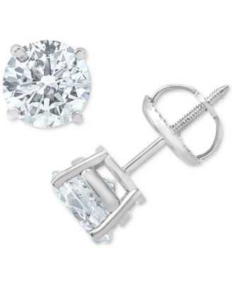Macy's Brand - Diamond Stud Earrings (2 ct. t.w.) in 14k White Gold