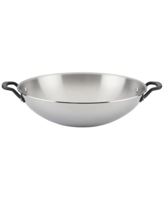 KitchenAid - Polished Stainless Steel 15" Wok