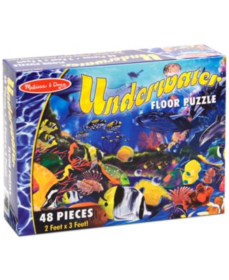 Melissa and Doug - Kids Toy, Underwater 48-Piece Floor Puzzle
