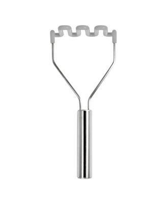Tovolo - Silicone Potato Masher, Stainless Steel Handle & Core, Food Mashers Kitchen Utensil, Vegetable Ricer & Avocado Blender, Scratch-Resistant & Heat-Resistant