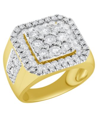 Macy's Brand - Men's Diamond Cluster Ring (3 ct. t.w.)
