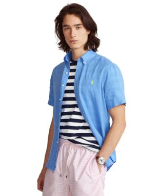 Polo Ralph Lauren - Men's Short-Sleeve Linen Button-Up