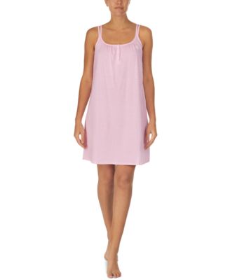 Lauren Ralph Lauren - Cotton Knit Double-Strap Nightgown