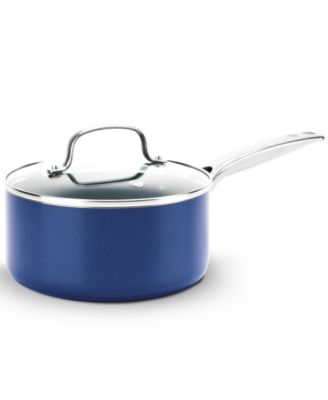 Blue Diamond - Diamond-Infused Ceramic Nonstick 2-Qt. Saucepan with Lid