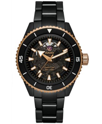 Rado - Men's Swiss Automatic Captain Cook High Tech Ceramic Bracelet Watch 43mm