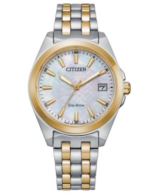 Citizen - Women's Corso Two-Tone Stainless Steel Bracelet Watch 33mm