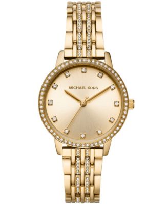 Michael Kors - Women's Melissa Gold-Tone Stainless Steel Bracelet Watch 35mm