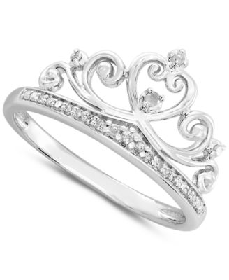 Macy's Brand - Diamond Tiara Ring (1/10 ct. t.w.) in Sterling Silver