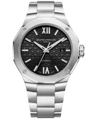 Baume & Mercier - Men's Swiss Automatic Stainless Steel Bracelet Watch 42mm