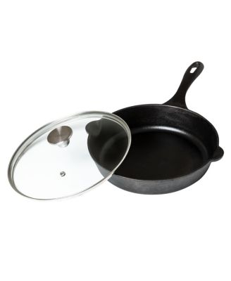 Victoria - Glass Lid with Stainless Steel Knob for 10" Skillet