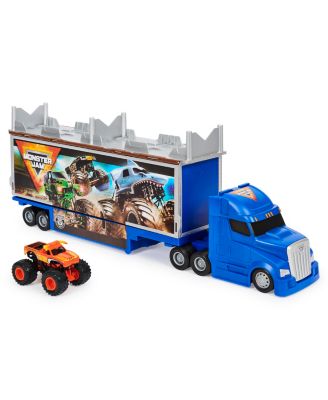 Monster Jam - Official 2-in-1 Hauler Playset with Exclusive 1:64 Scale El Toro Loco Die-Cast Monster Truck Toy