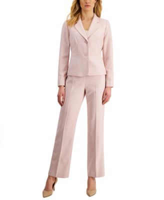 Le Suit - Women's Notch-Collar Pantsuit