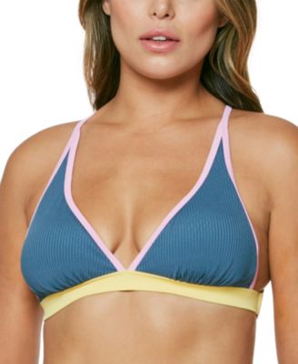 Jessica Simpson - Chop and Change X-Back Full Support Triangle Bra Bikini Top