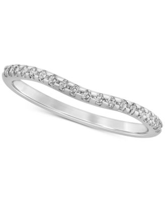 Macy's Brand - Diamond Curved Band (1/6 ct. t.w.) in 14k Gold