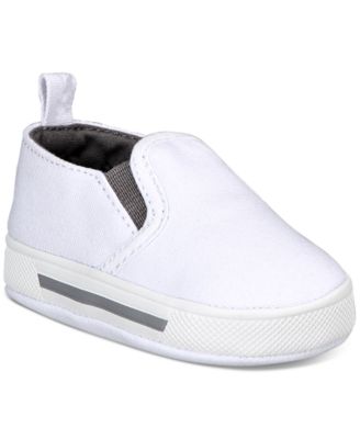 First Impressions - Baby Girls & Boys Cotton Slip-On Soft Sole Sneakers