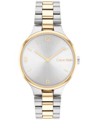 Calvin Klein - Women's Linked Two-Tone Stainless Steel Bracelet Watch 32mm