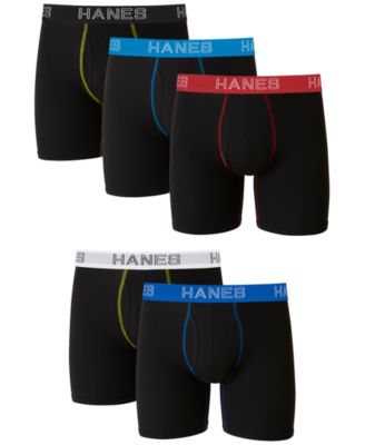 Hanes - Men's 5-Pk. Ultimate&reg; Stretch Boxer Briefs