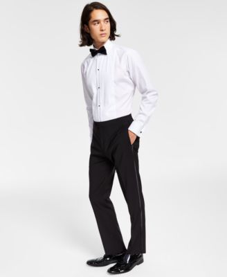 Calvin Klein - Men's Slim-Fit Infinite Stretch Black Tuxedo Suit Pants