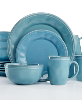 Rachael Ray - Cucina Agave Blue 16-Piece Set