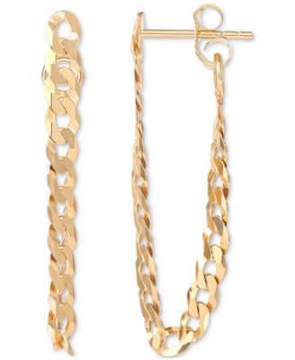 Giani Bernini - Curb Link Chain Dangle Drop Earrings