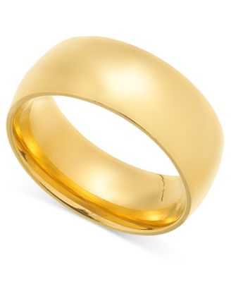 Lola Ade - 18k Gold-Plated Stainless Steel Cigar Band Ring